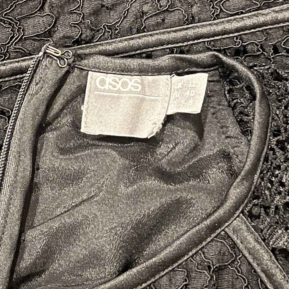 ASOS Black Lace Jumpsuit - Picture 11 of 12